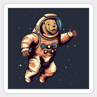 Bear Astronaut Sticker